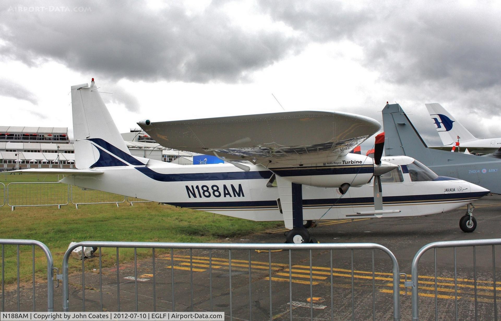 N188AM, 2005 Britten-Norman BN-2B-20 Islander C/N 2302, At FIA 2012