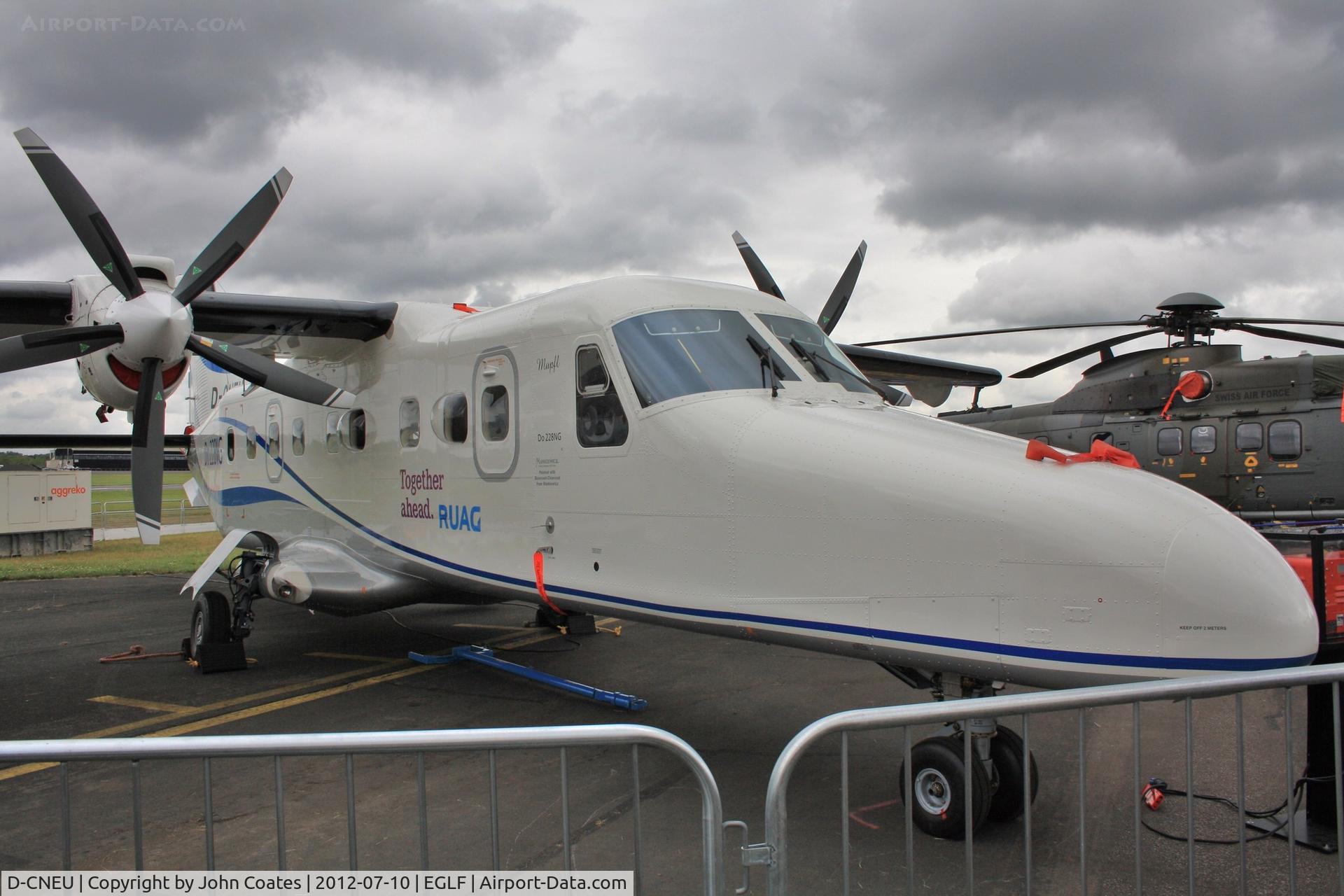 D-CNEU, 1992 Dornier 228-212 C/N 8206, At FIA 2012