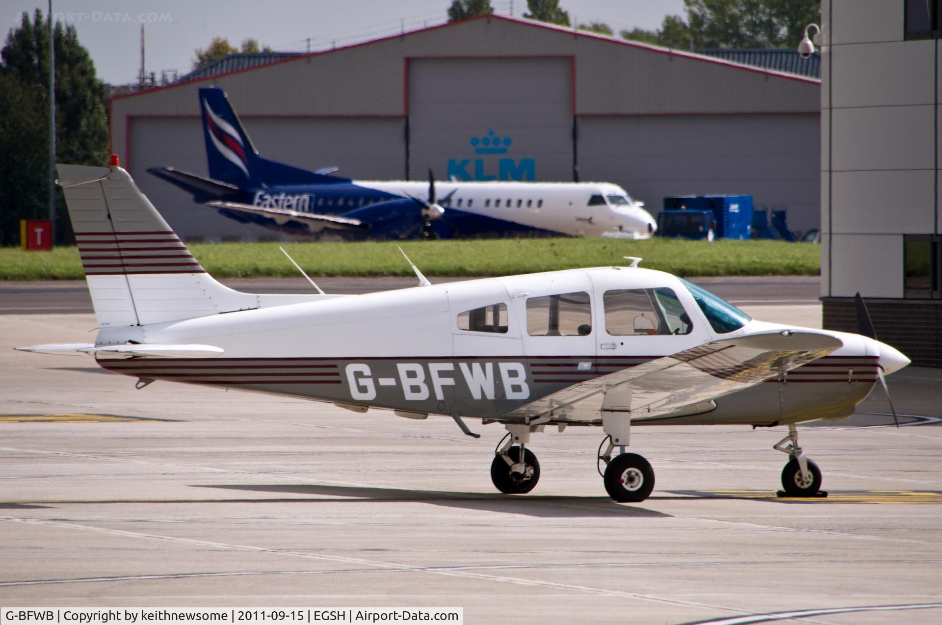 G-BFWB, 1978 Piper PA-28-161 Cherokee Warrior II C/N 28-7816584, Lovely Visitor !