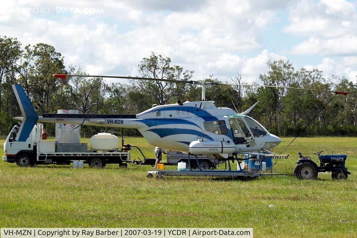 VH-MZN, 1972 Bell OH-58A Kiowa (206A-1) C/N 44051, Bell CH-136 Kiowa [44051] Caloundra~VH 19/03/2007