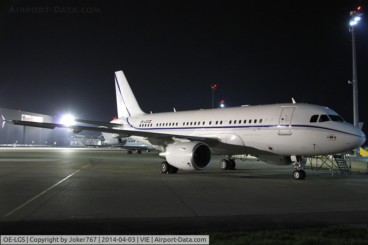 OE-LGS, 2007 Airbus A319-115C C/N 3046, Stumpf