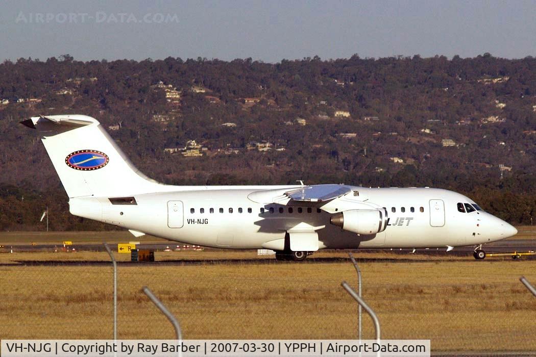 VH-NJG, 1990 British Aerospace BAe.146-200 C/N E2170, BAe 146-200 [E2170] (National Jet) Perth Int'l~VH 30/03/2007