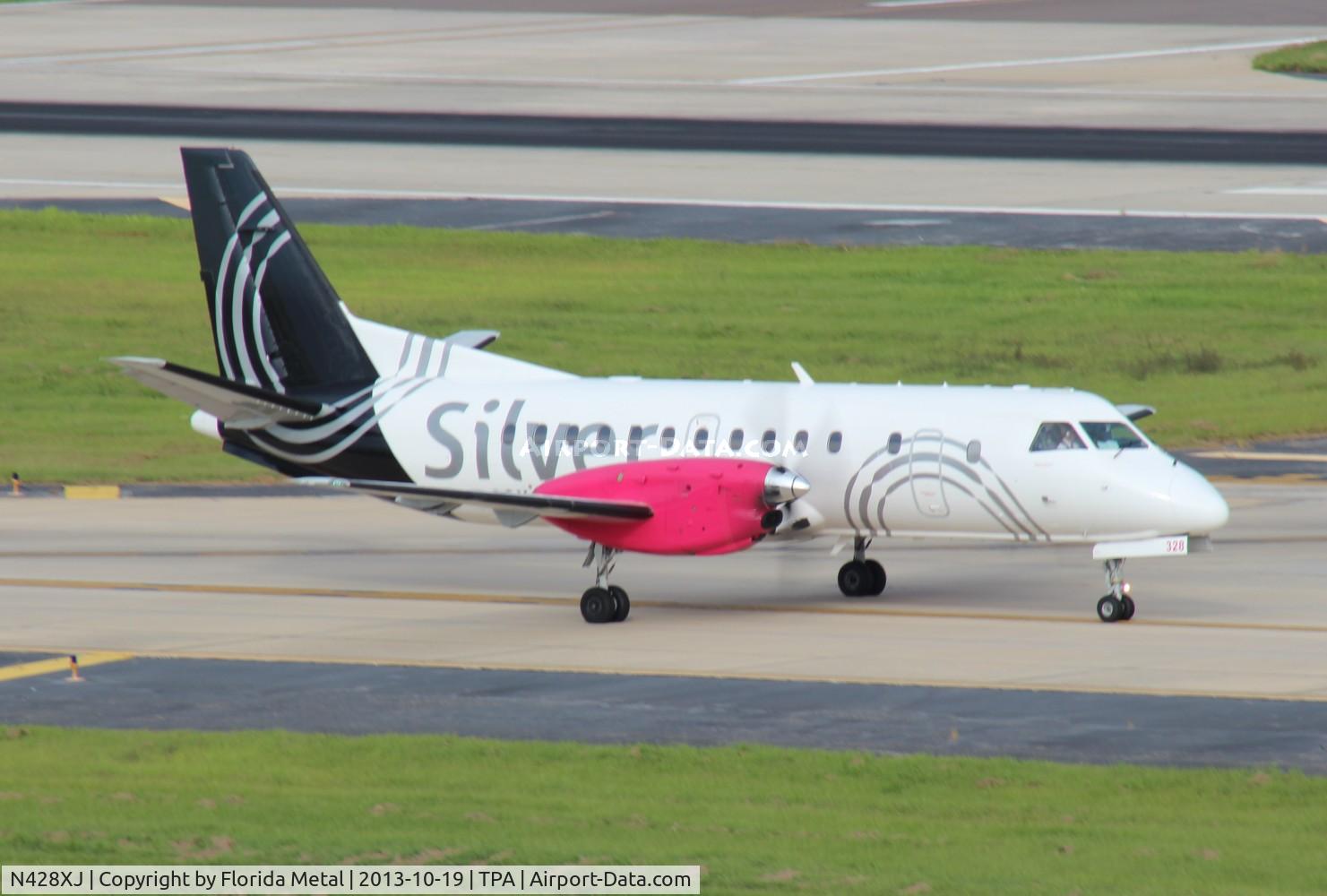 N428XJ, 1997 Saab 340B+ C/N 340B-428, Silver Airways Saab 340B