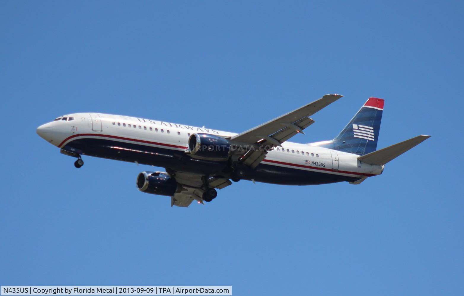 N435US, 1990 Boeing 737-4B7 C/N 24557, USAirways 737-400