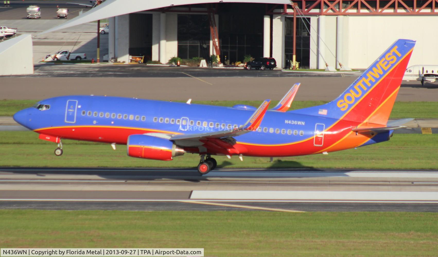 N436WN, 2003 Boeing 737-7H4 C/N 32456, Southwest 737-700