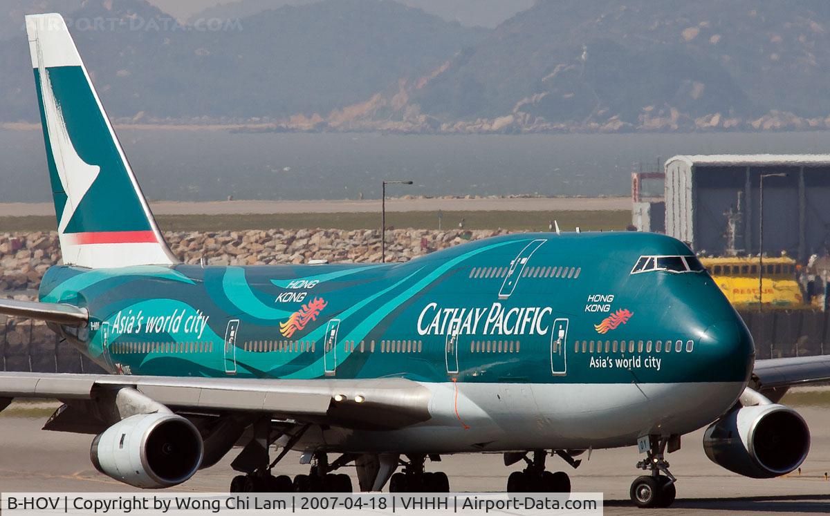 B-HOV, 1991 Boeing 747-467 C/N 25082, Cathay Pacific