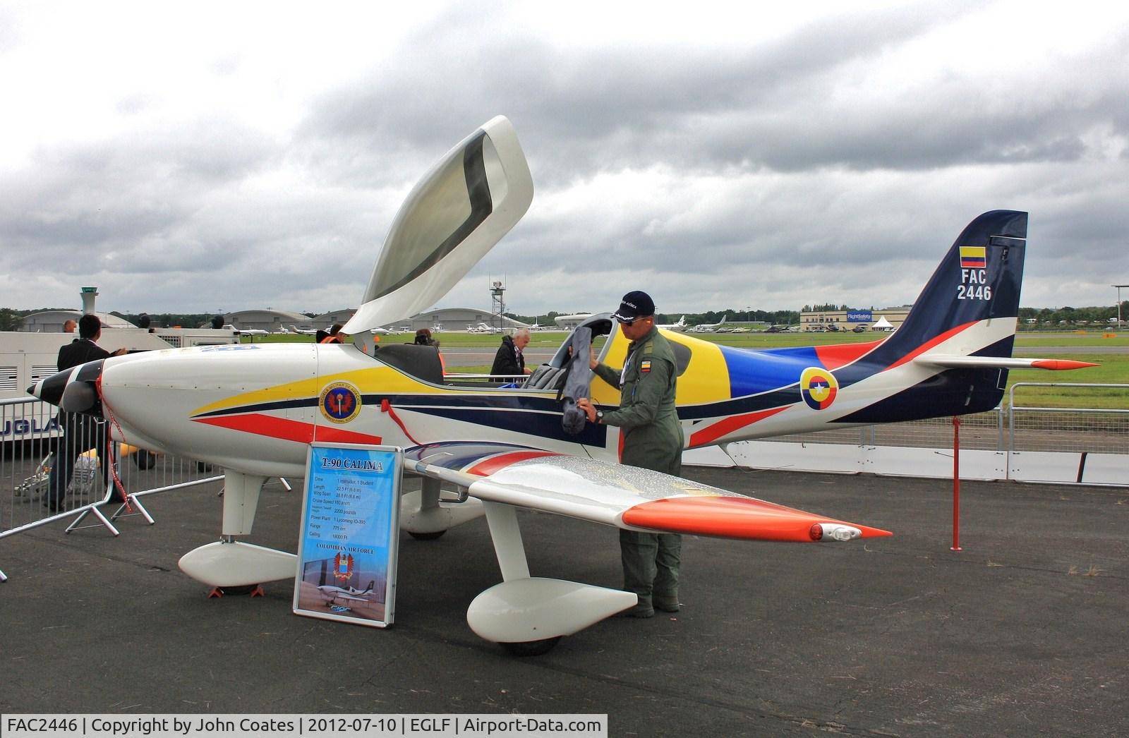 FAC2446, 2012 Lancair-CIAC T-90 Calima C/N 7, At FIA 2012