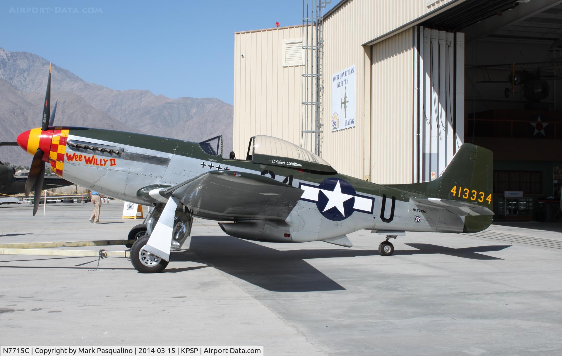 N7715C, 1944 North American P-51D C/N 44-84961A (124-44817), North American P-51D