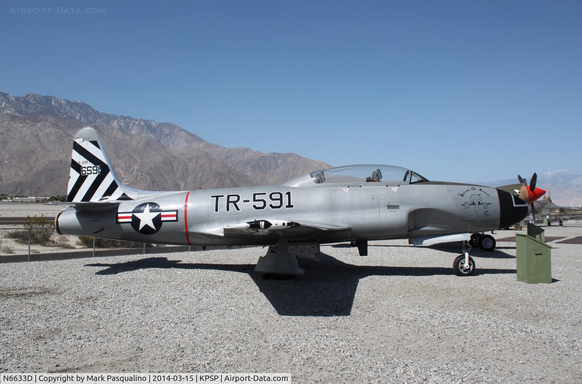 N6633D, Lockheed T-33B (TV-2 Seastar) C/N Not found 126591/N6633D, Lockheed TV-2