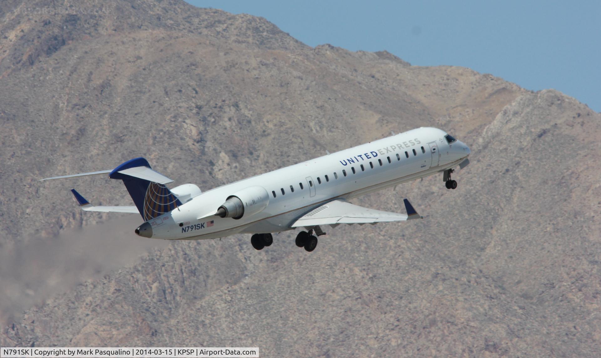 N791SK, 2009 Bombardier CRJ-700 (CL-600-2C10) Regional Jet C/N 10293, CL-600-2C10