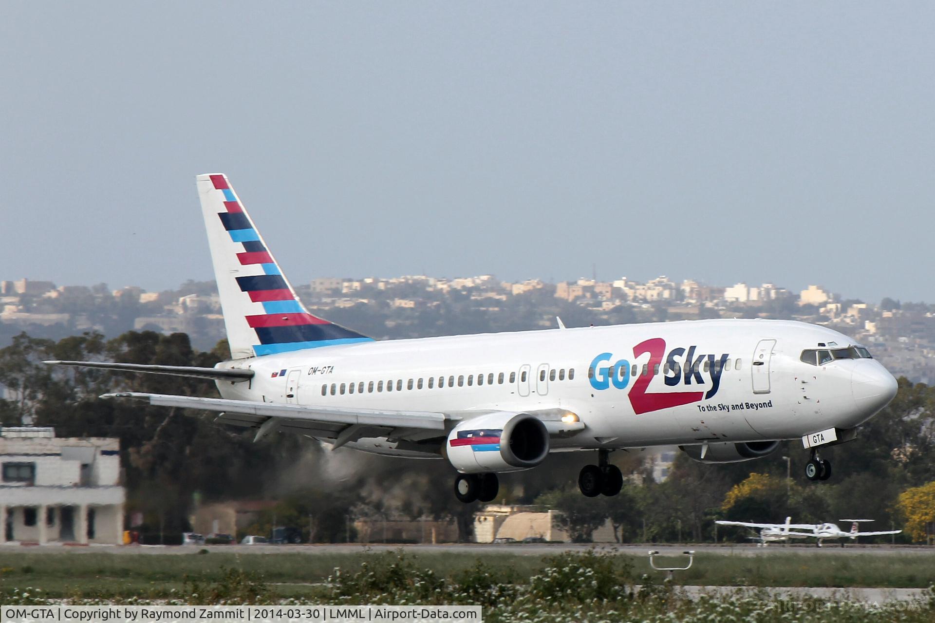 OM-GTA, 1990 Boeing 737-4Q8 C/N 24332, B737 OM-GTA Go2Sky Air