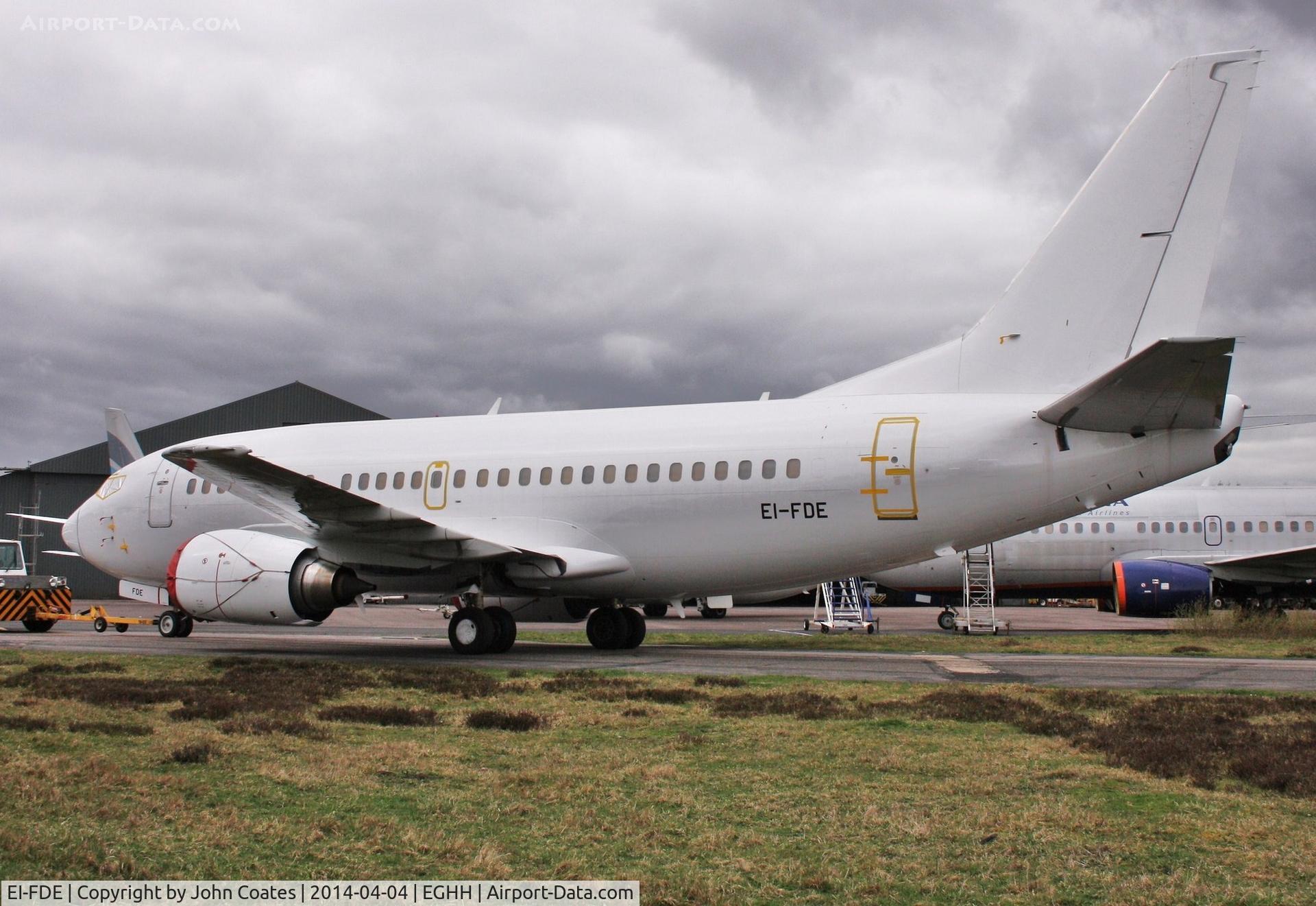 EI-FDE, 1996 Boeing 737-505 C/N 25794, Sealed up at European Aviation