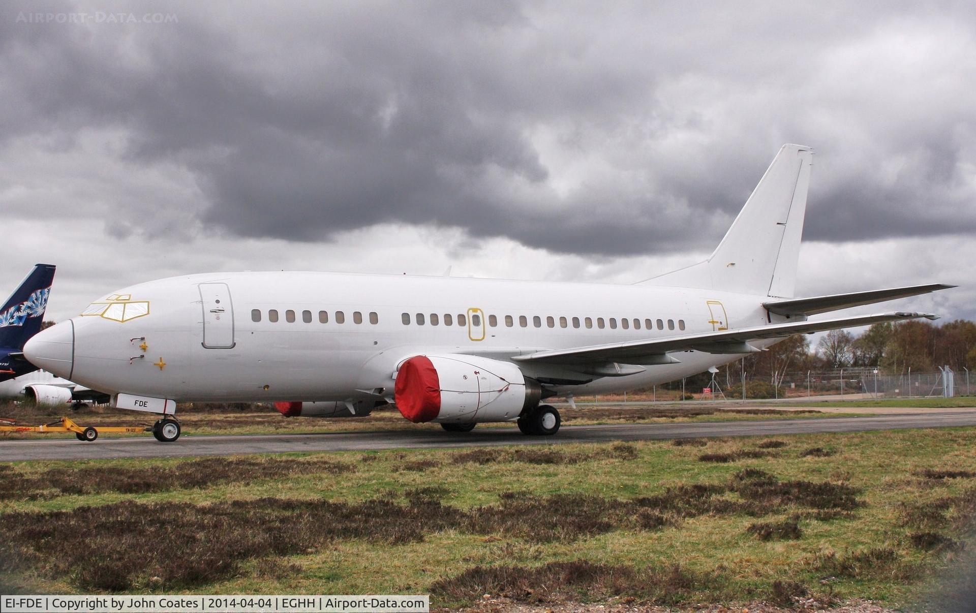 EI-FDE, 1996 Boeing 737-505 C/N 25794, Sealed for storage at European Avn.