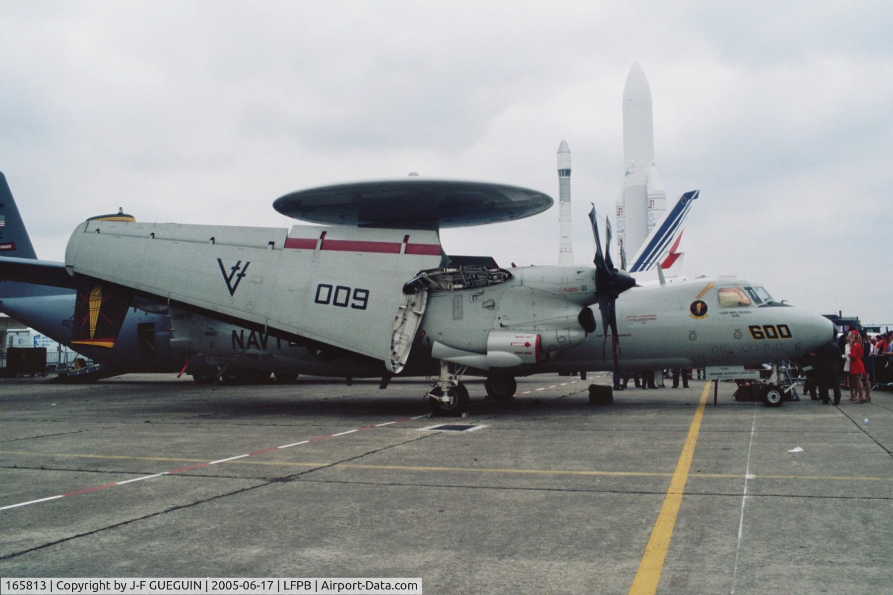 165813, Northrop Grumman E-2C Hawkeye 2000 C/N A184, On display at Paris-Le Bourget 2005 airshow.