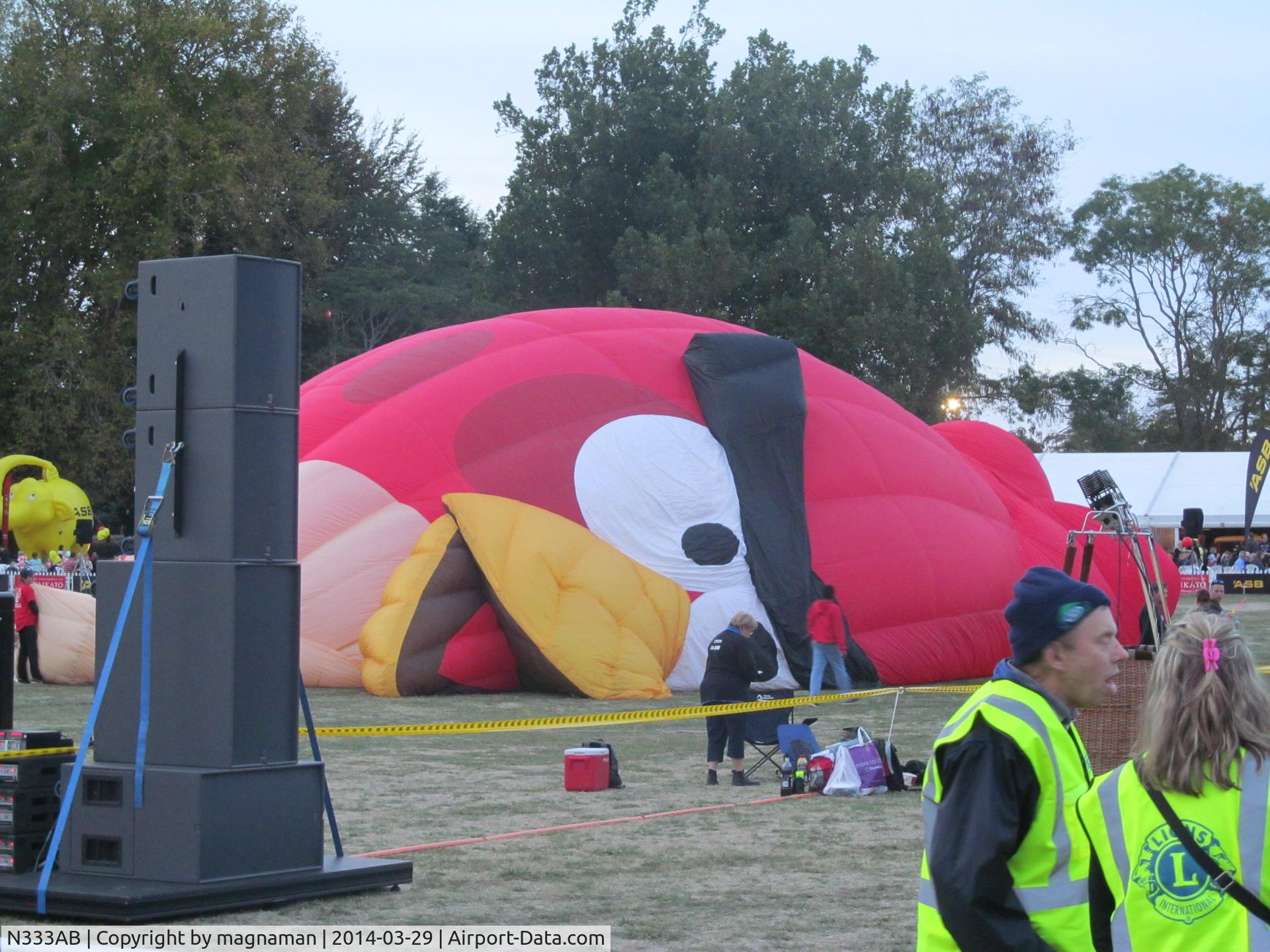 N333AB, 2013 CAMERON BALLOONS U S SPHERE-105 C/N 6699, Not a pitts!!! It's angry bird special shape Cameron Balloon 