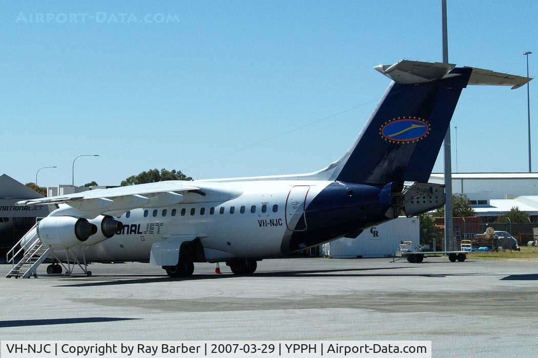 VH-NJC, 1983 British Aerospace BAe.146-100A C/N E1013, BAe 146-100 [E1013] (National Jet Express) Perth Int'l~VH 29/03/2007