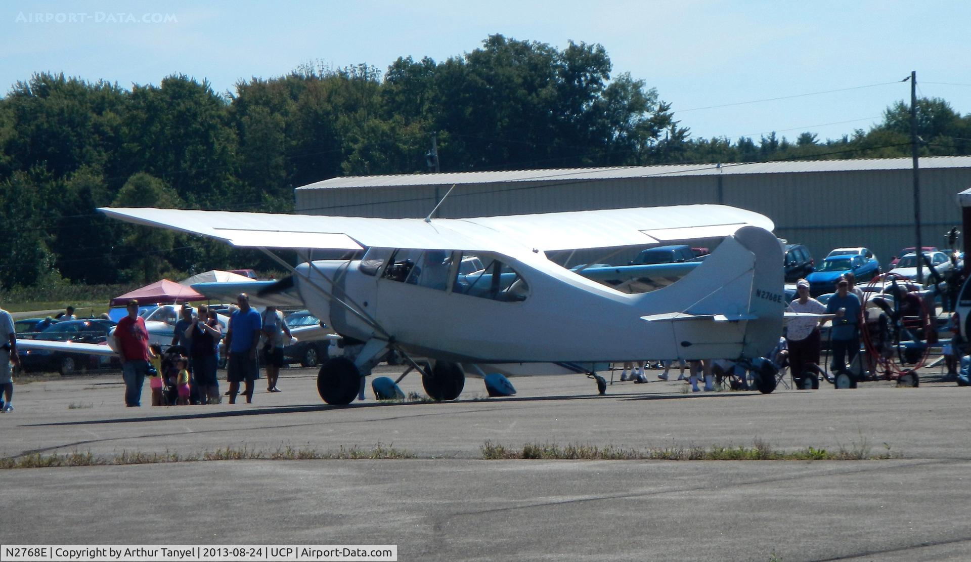 N2768E, 1946 Aeronca 7DC C/N 7DC-6351, Taxiing after landing @ UCP Wheels and Wings Airshow
