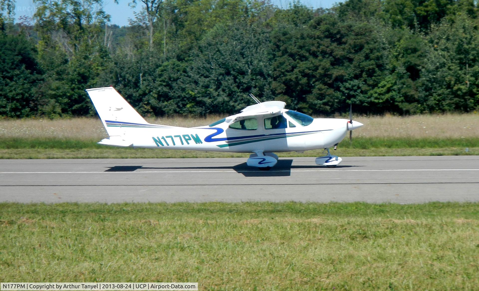 N177PM, 1976 Cessna 177B Cardinal C/N 17702442, Taxiing after landing @ UCP Wheels and Wings Airshow