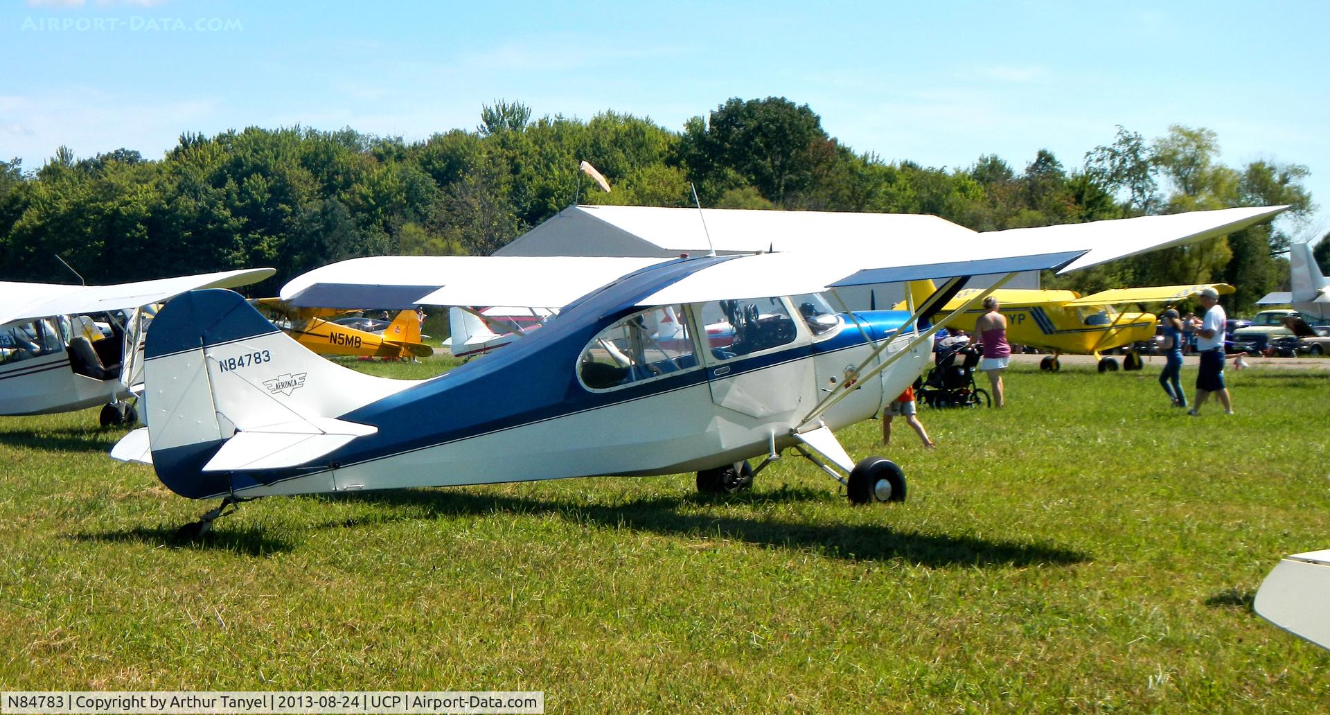 N84783, 1946 Aeronca 7AC Champion C/N 7AC-3496, On display @ UCP Wheels and Wings Aishow