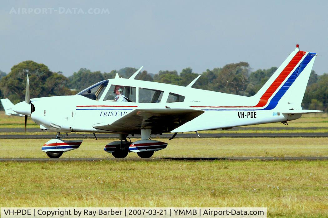 VH-PDE, 1967 Piper PA-28-180 C/N 28-4428, Piper PA-28-180 Cherokee D [28-4428] Moorabbin~VH 21/03/2007