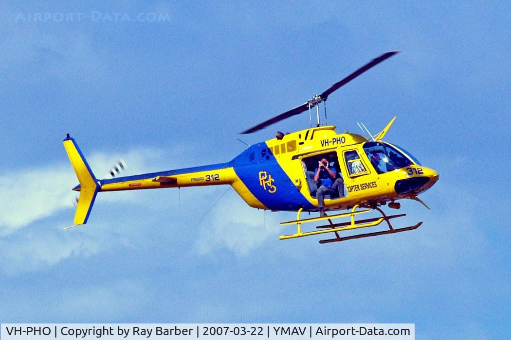 VH-PHO, 1976 Bell 206B JetRanger II C/N 1918, VH-PHO   Bell 206B-2 Jet Ranger II [1918] Avalon~VH 22/03/2007