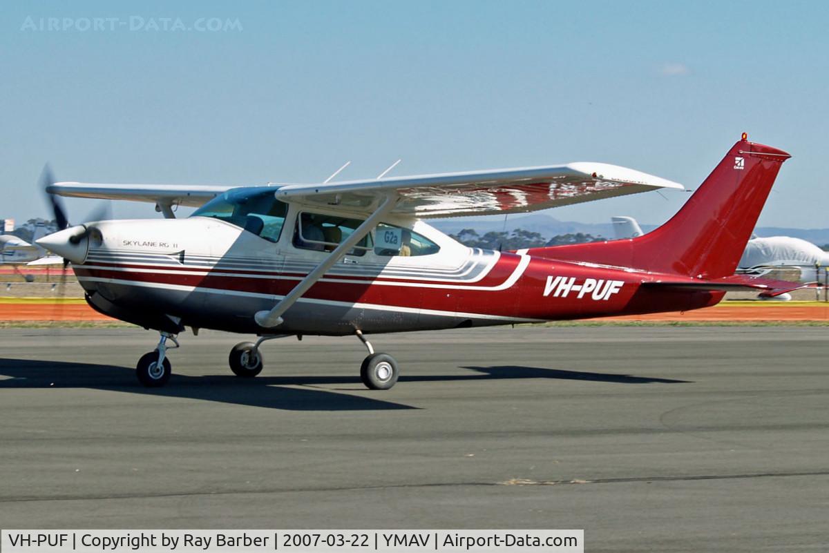 VH-PUF, 1981 Cessna R182 Skylane RG C/N R18201788, Cessna R.182 Skylane RG [R182-01788] Avalon~VH 22/03/2007