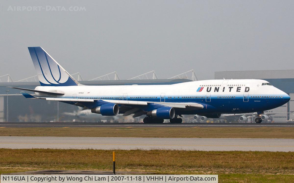 N116UA, 1998 Boeing 747-422 C/N 26908, United Airlines