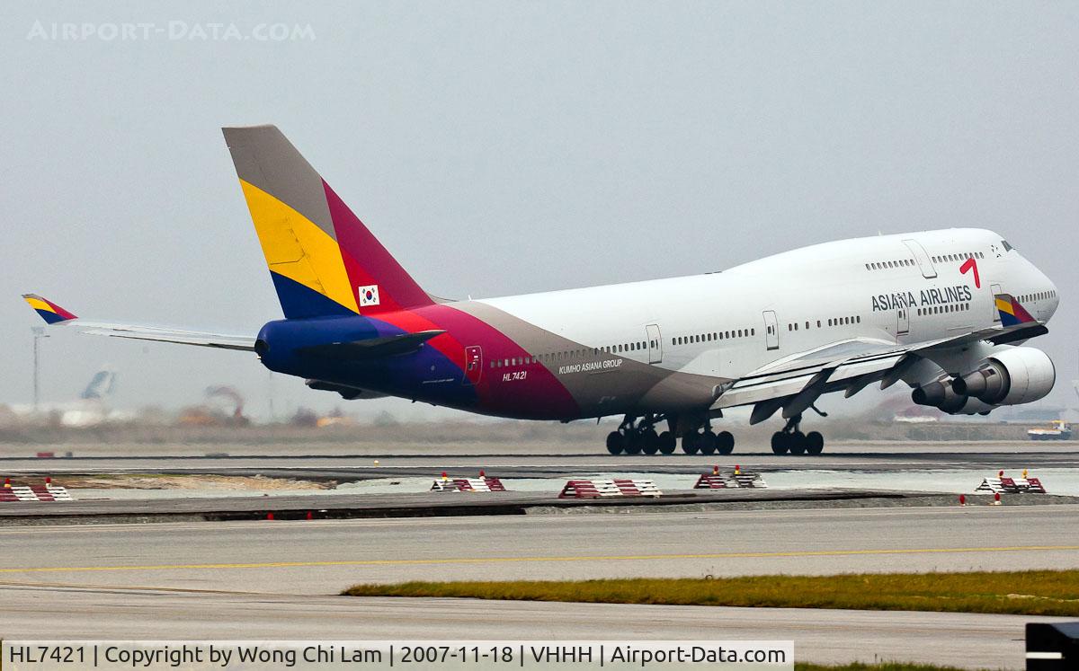 HL7421, 1996 Boeing 747-48EM C/N 25784, Asiana Airlines