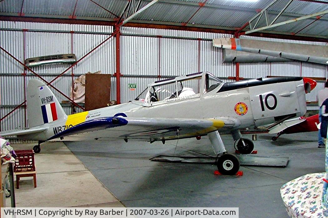 VH-RSM, 1950 De Havilland DHC-1 Chipmunk T.10 C/N C1/0245, De Havilland Canada DHC-1 Chipmunk T.22 [C1/0245] Luskintyre~VH 26/03/2007