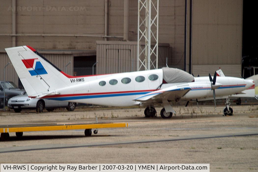 VH-RWS, 1979 Cessna 421C Golden Eagle C/N 421C0653, Cessna 421C Golden Eagle [421C-0653] Melbourne-Essendon~VH 20/03/2007