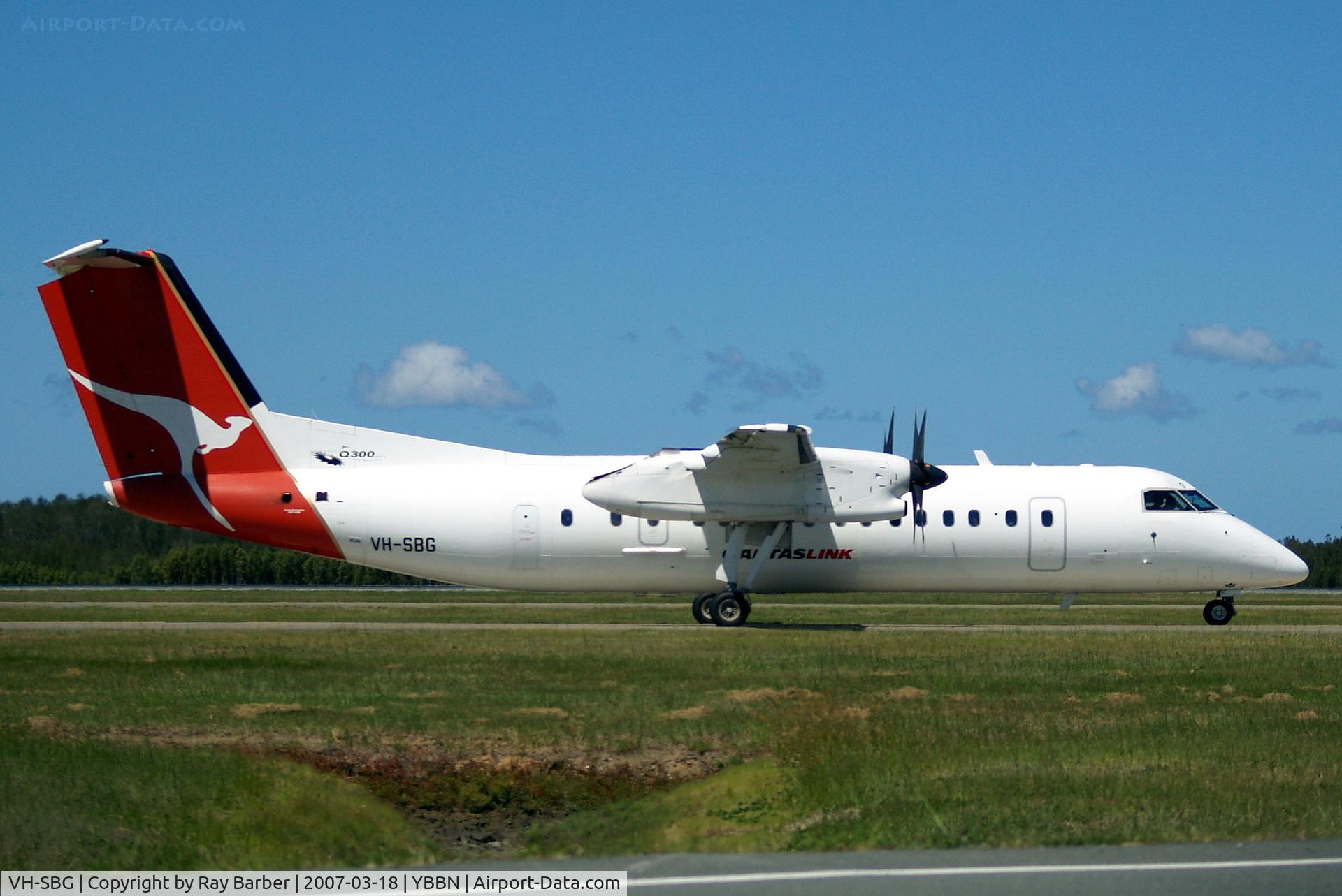 VH-SBG, 2001 De Havilland Canada DHC-8-315Q Dash 8 C/N 575, VH-SBG   De Havilland Canada DHC-8Q-311 Dash 8 [575] (QATASlink) Brisbane International~VH 18/03/2007