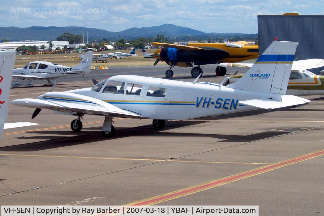 VH-SEN, 1971 Piper PA-34-200 C/N 34-7250053, Piper PA-34-200 Seneca [34-7250053] (Sunland Aviation) Brisbane-Archerfield~VH 18/03/2007