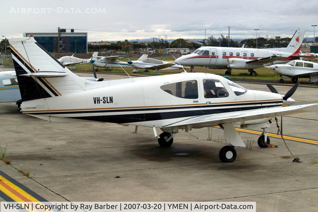 VH-SLN, 1976 Rockwell International 112 Commander C/N 486, Rockwell Commander 112A [486] Melbourne-Essendon~VH 20/03/2007