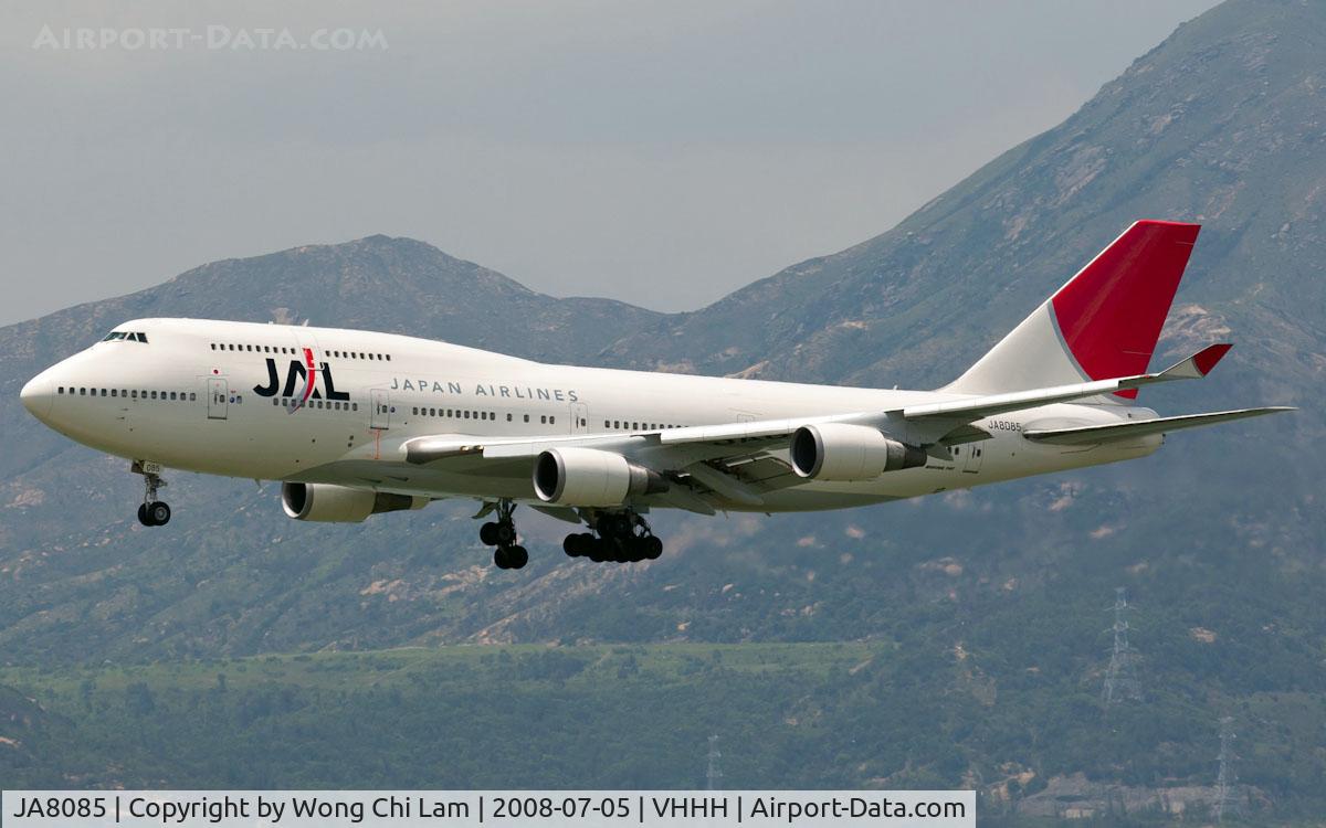 JA8085, 1991 Boeing 747-446 C/N 25260, Japan Airlines