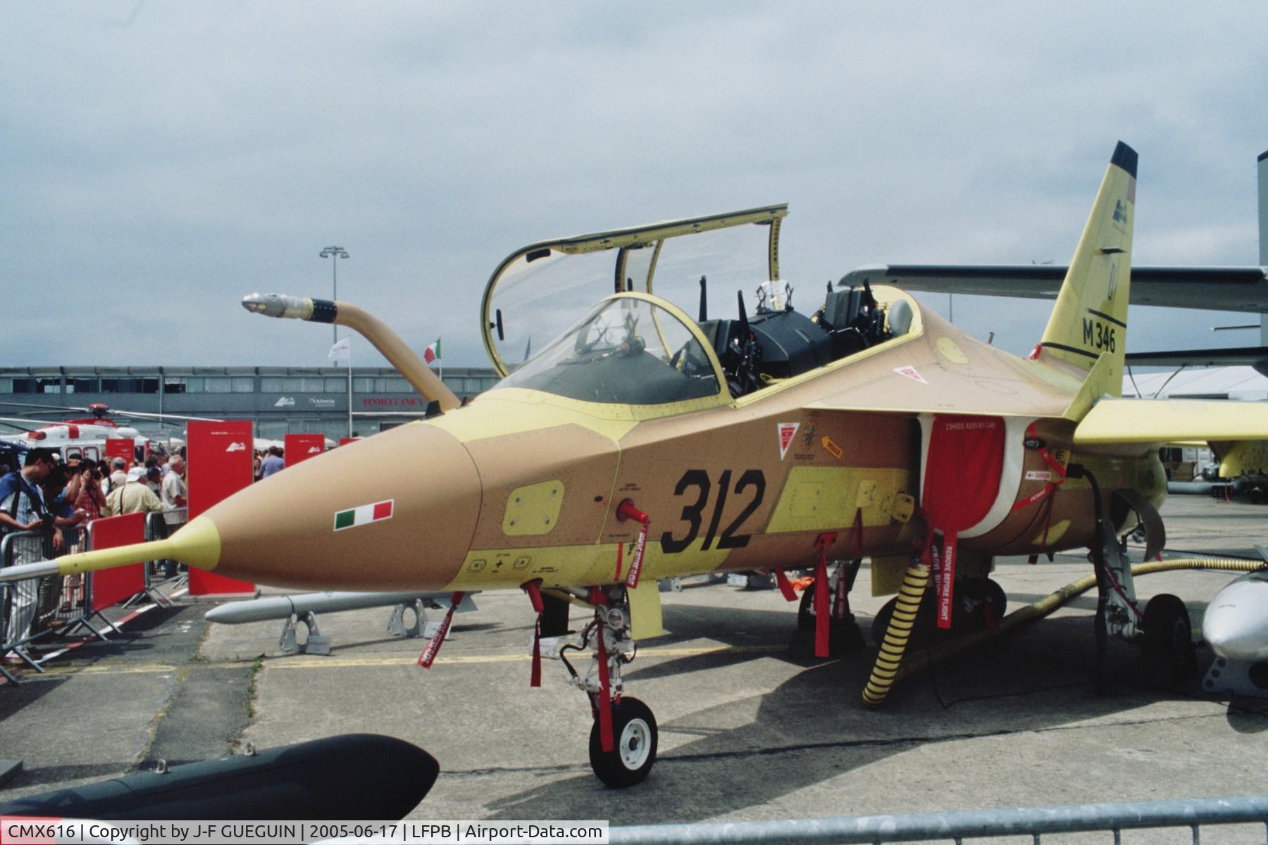 CMX616, Alenia Aermacchi M-346 Master C/N 002, On display at Paris-Le Bourget 2005 airshow.