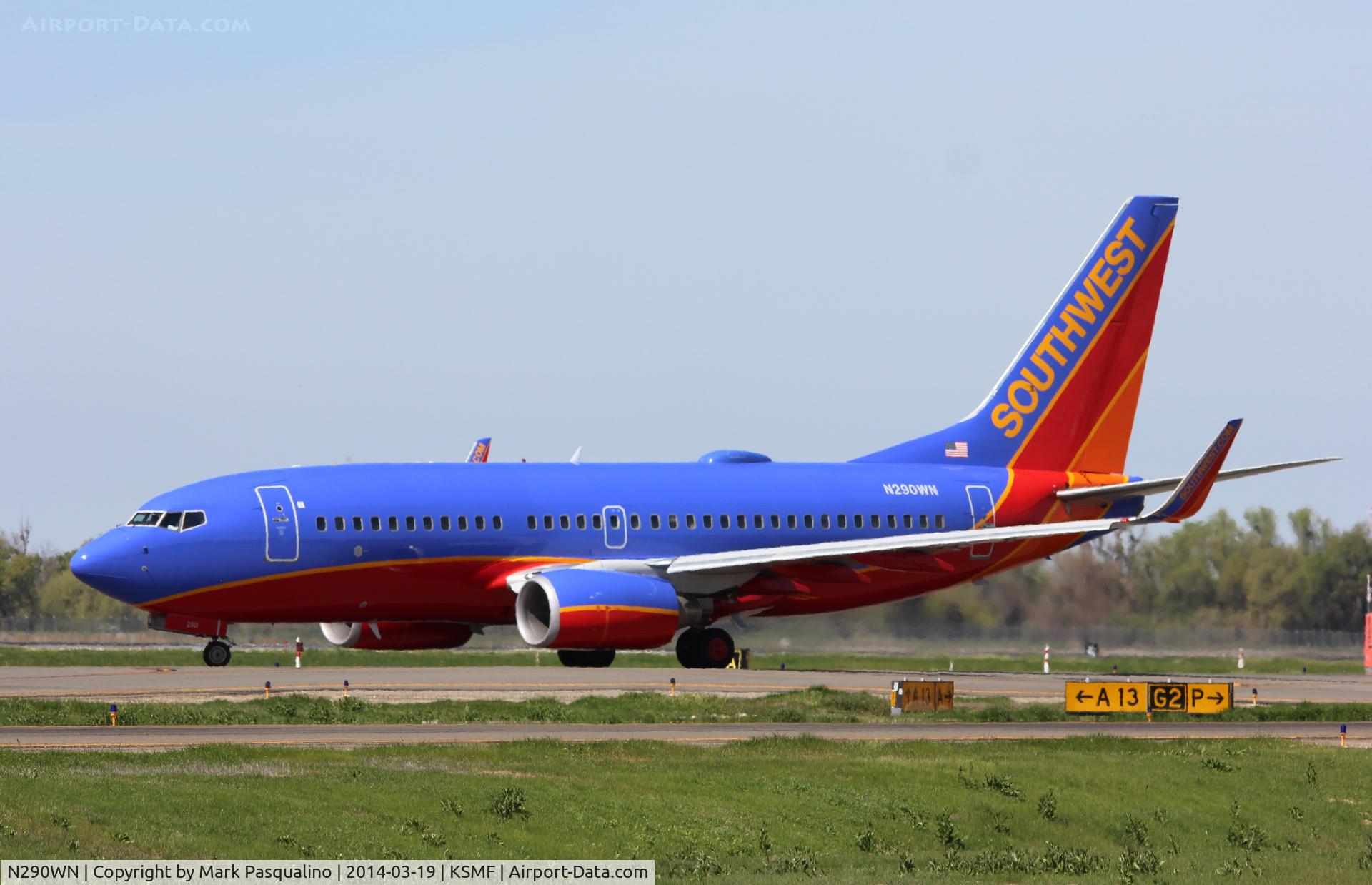 N290WN, 2007 Boeing 737-7H4 C/N 36632, Boeing 737-700
