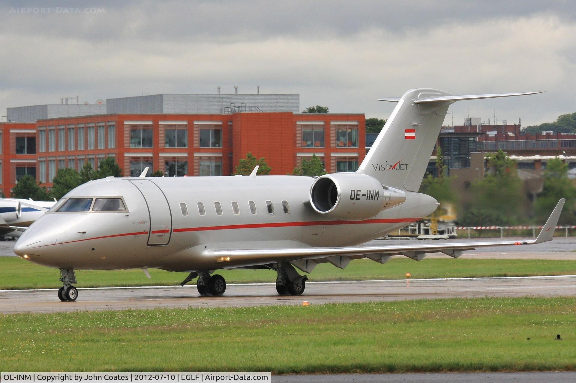 OE-INM, Canadair Challenger 605 (CL-600-2B16) C/N 5878, About to depart