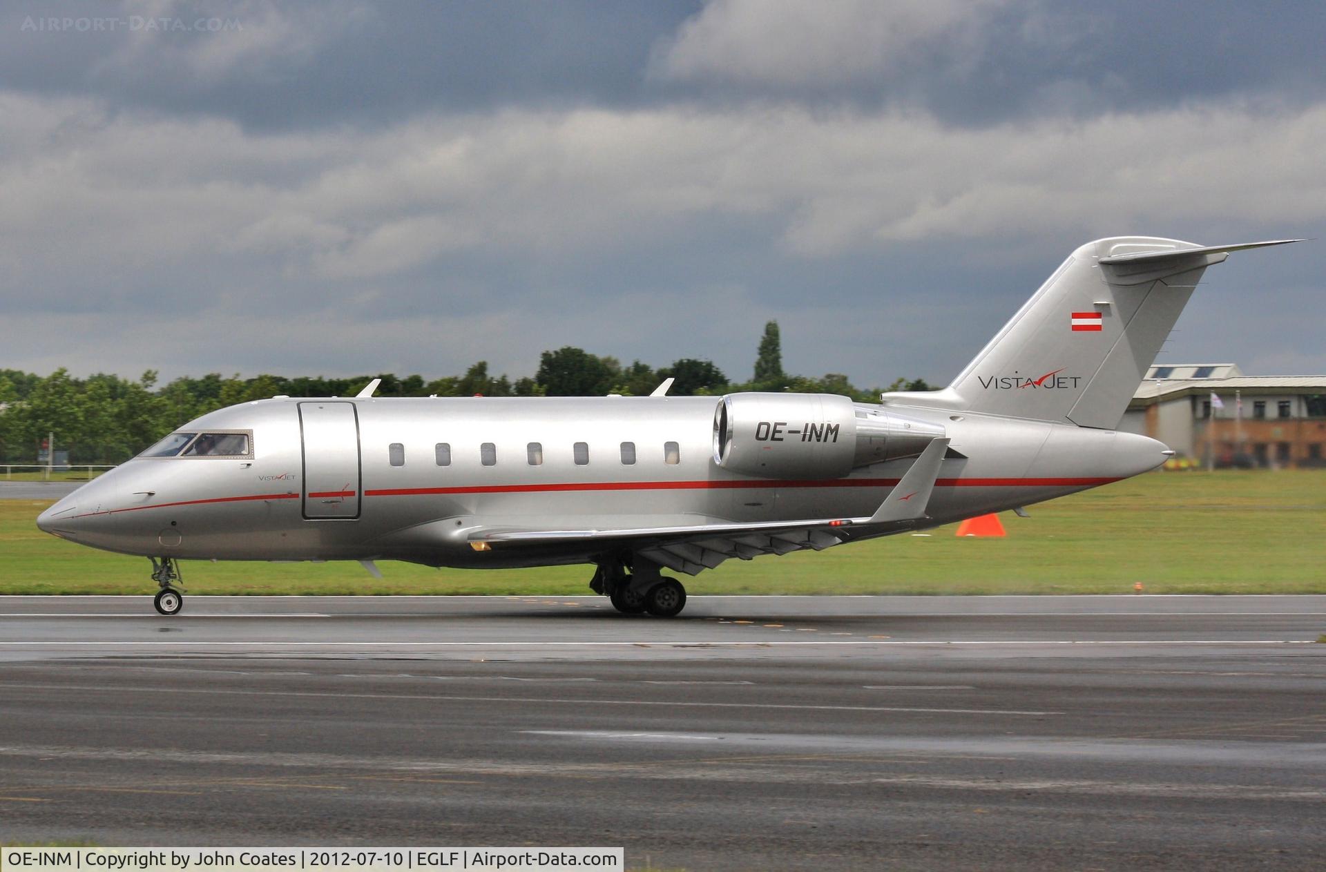 OE-INM, Canadair Challenger 605 (CL-600-2B16) C/N 5878, Departing