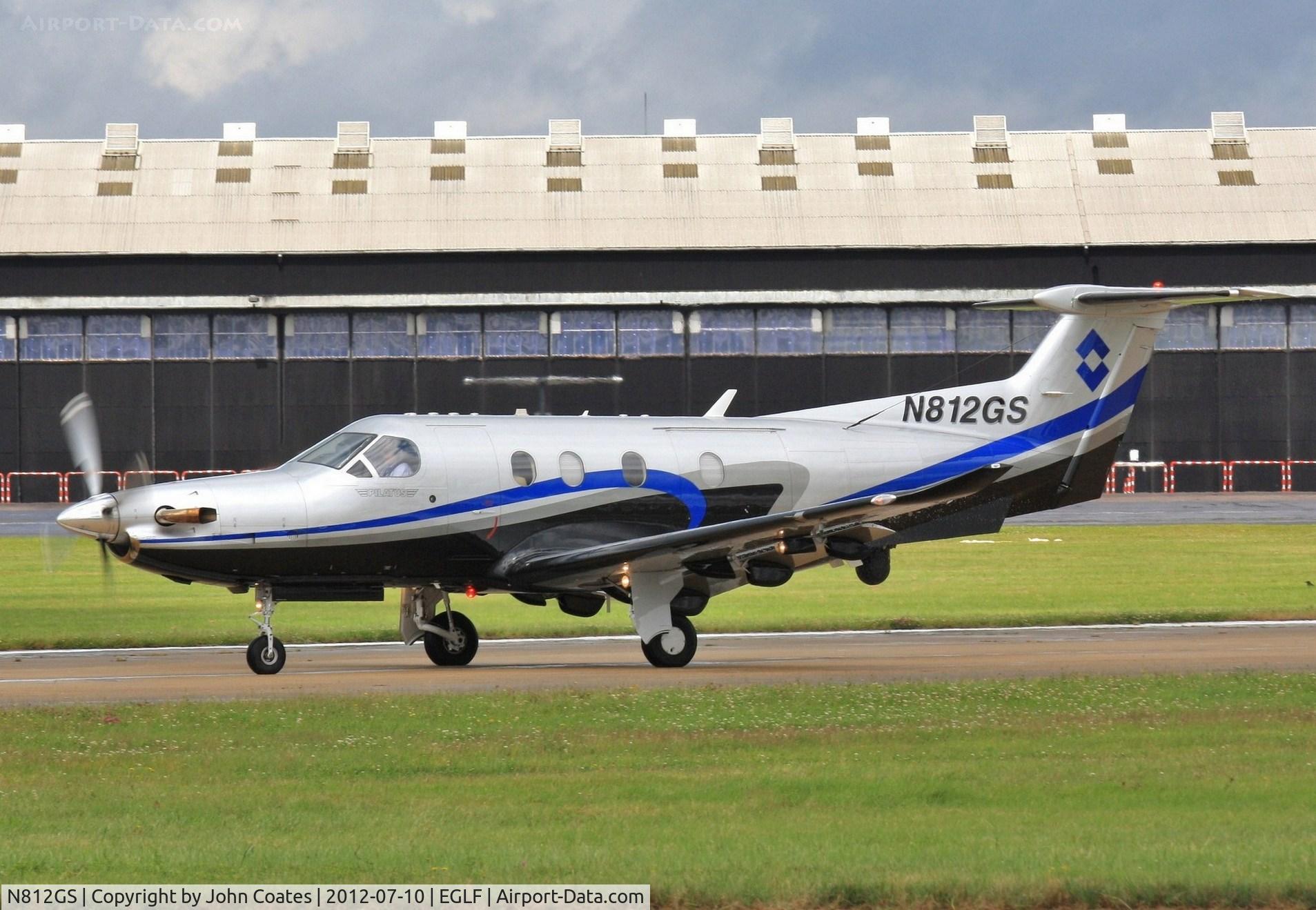 N812GS, 2008 Pilatus PC-12/47E C/N 1086, Departing