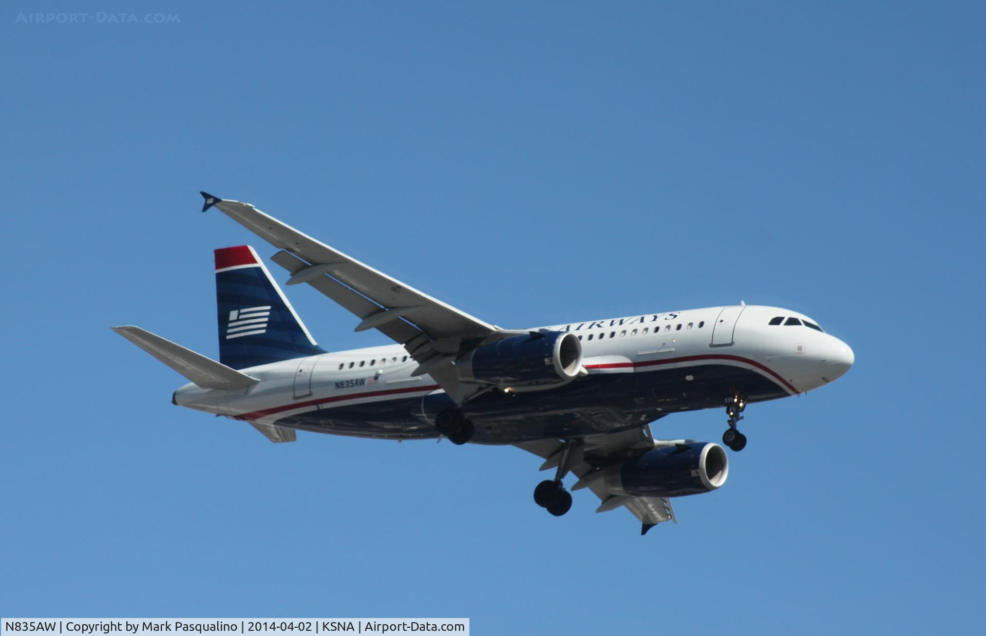 N835AW, 2005 Airbus A319-132 C/N 2458, Airbus A319