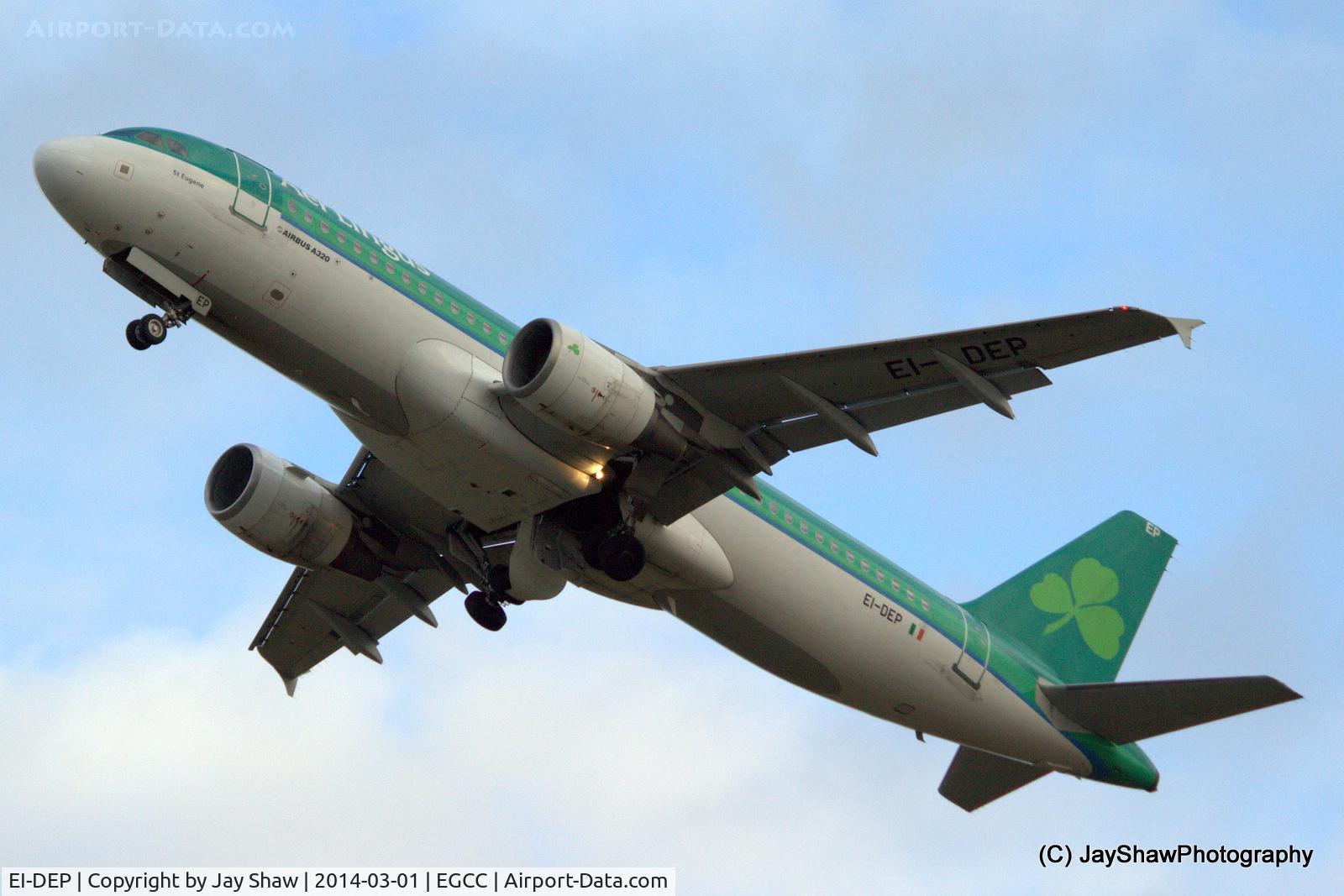 EI-DEP, 2005 Airbus A320-214 C/N 2542, Departure 23L Manchester EGCC