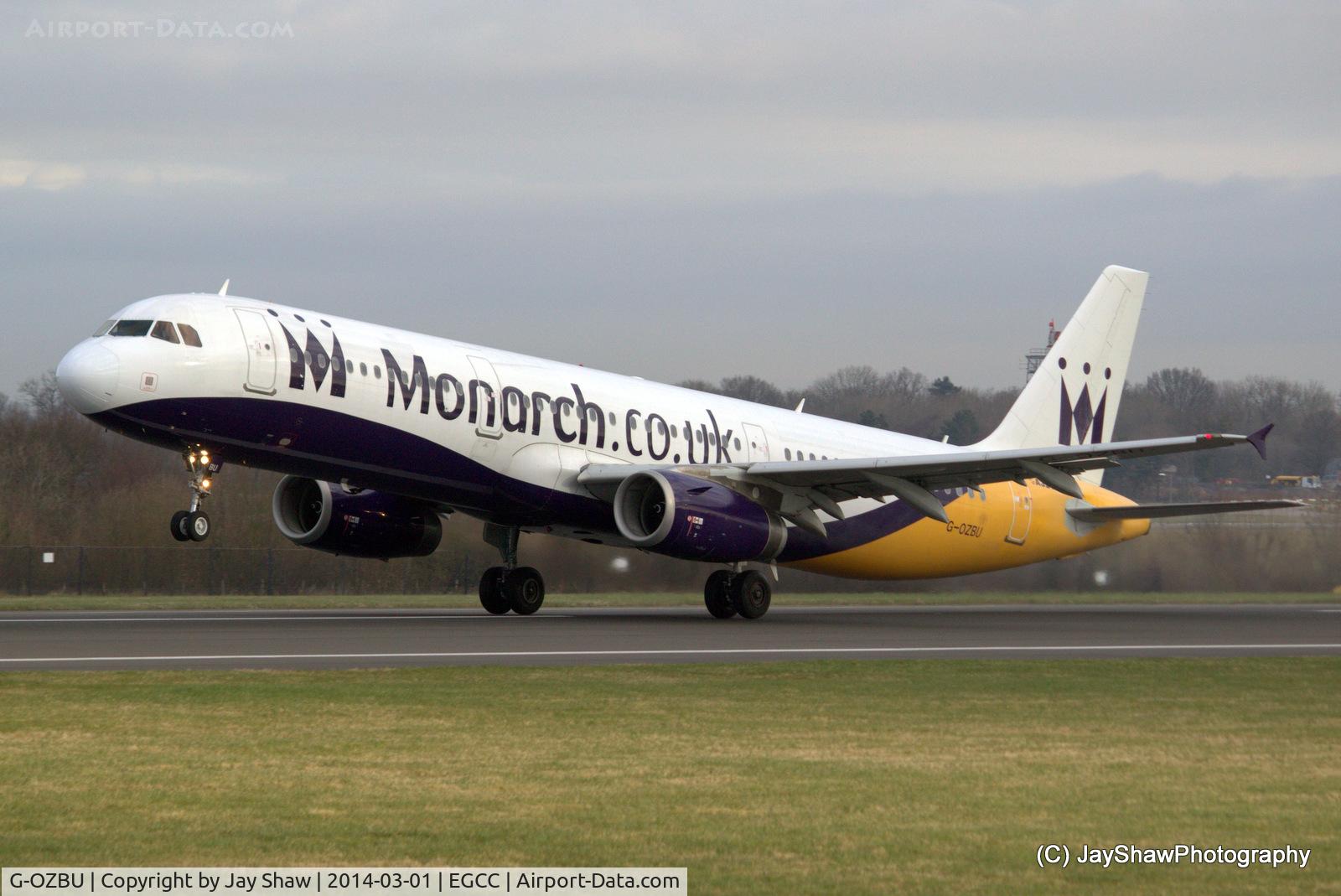 G-OZBU, 2008 Airbus A321-231 C/N 3575, Departure 23L Manchester EGCC