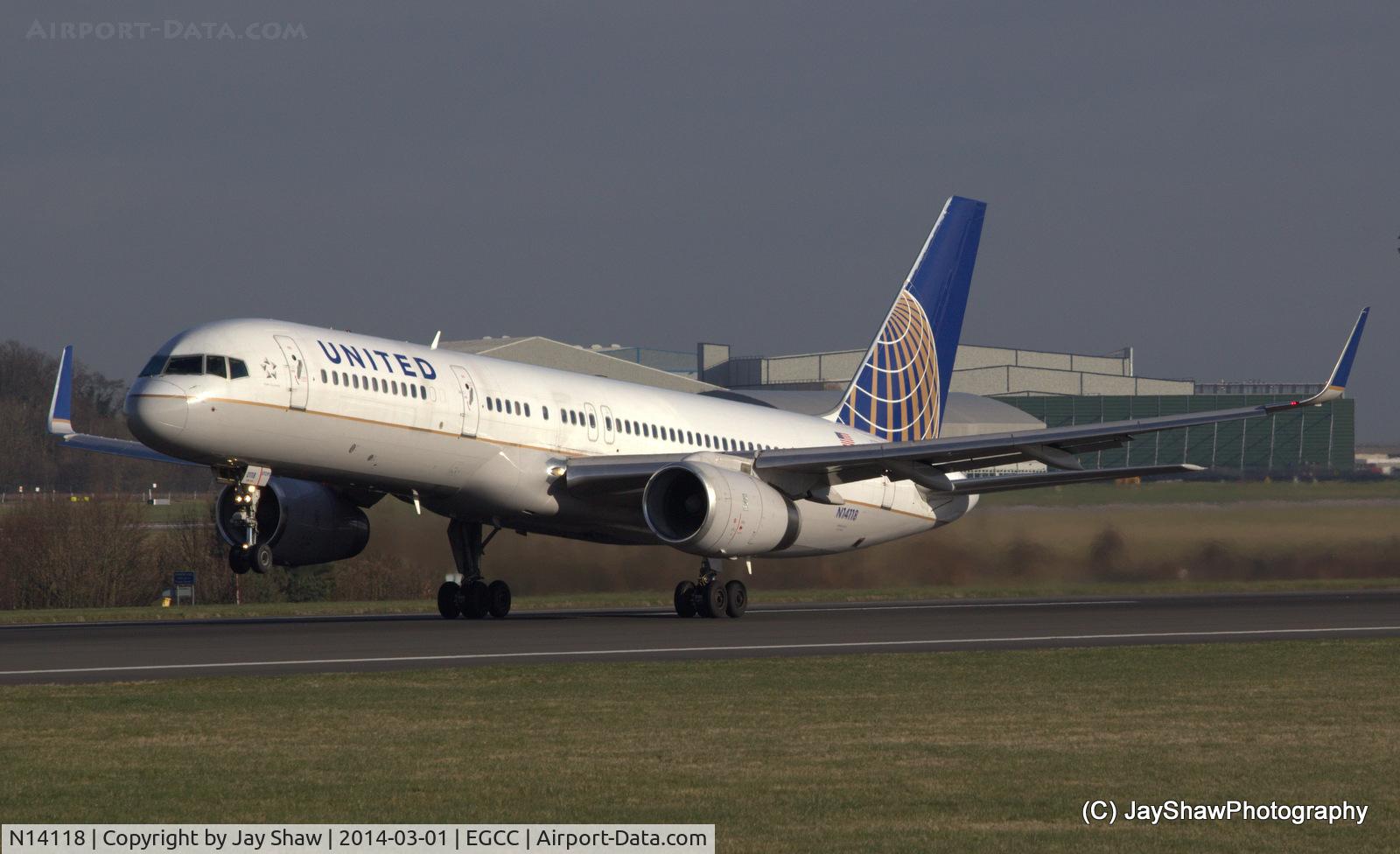 N14118, 1997 Boeing 757-224 C/N 27560, Departure 23L Manchester EGCC