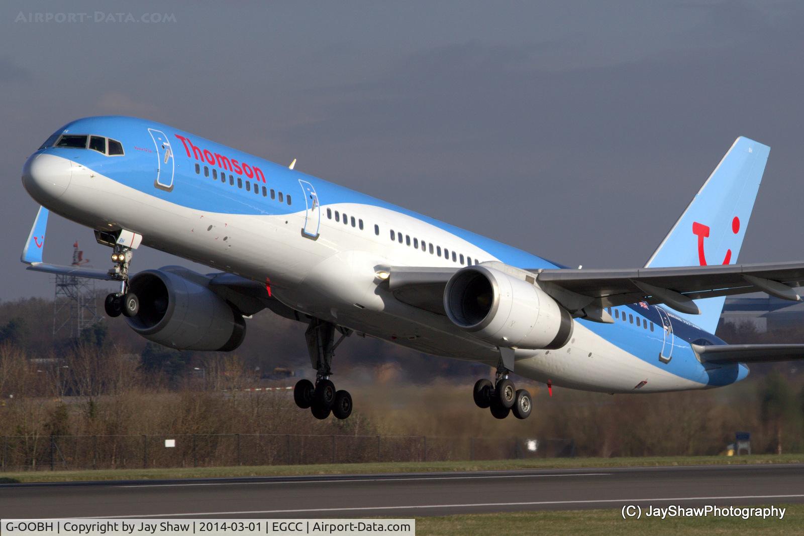 G-OOBH, 1999 Boeing 757-236 C/N 29944, Departure 23L Manchester EGCC