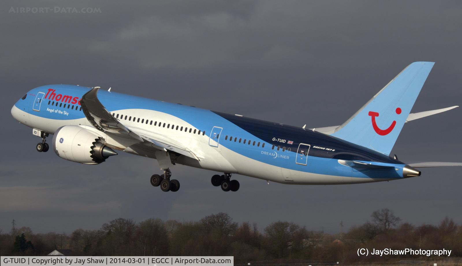 G-TUID, 2013 Boeing 787-8 Dreamliner C/N 36424, Departure 23L Manchester EGCC