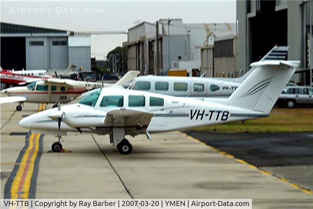VH-TTB, 1980 Beech 76 Duchess C/N ME-359, Beech 76 Duchess [ME-359] Melbourne-Essendon~VH 20/03/2007