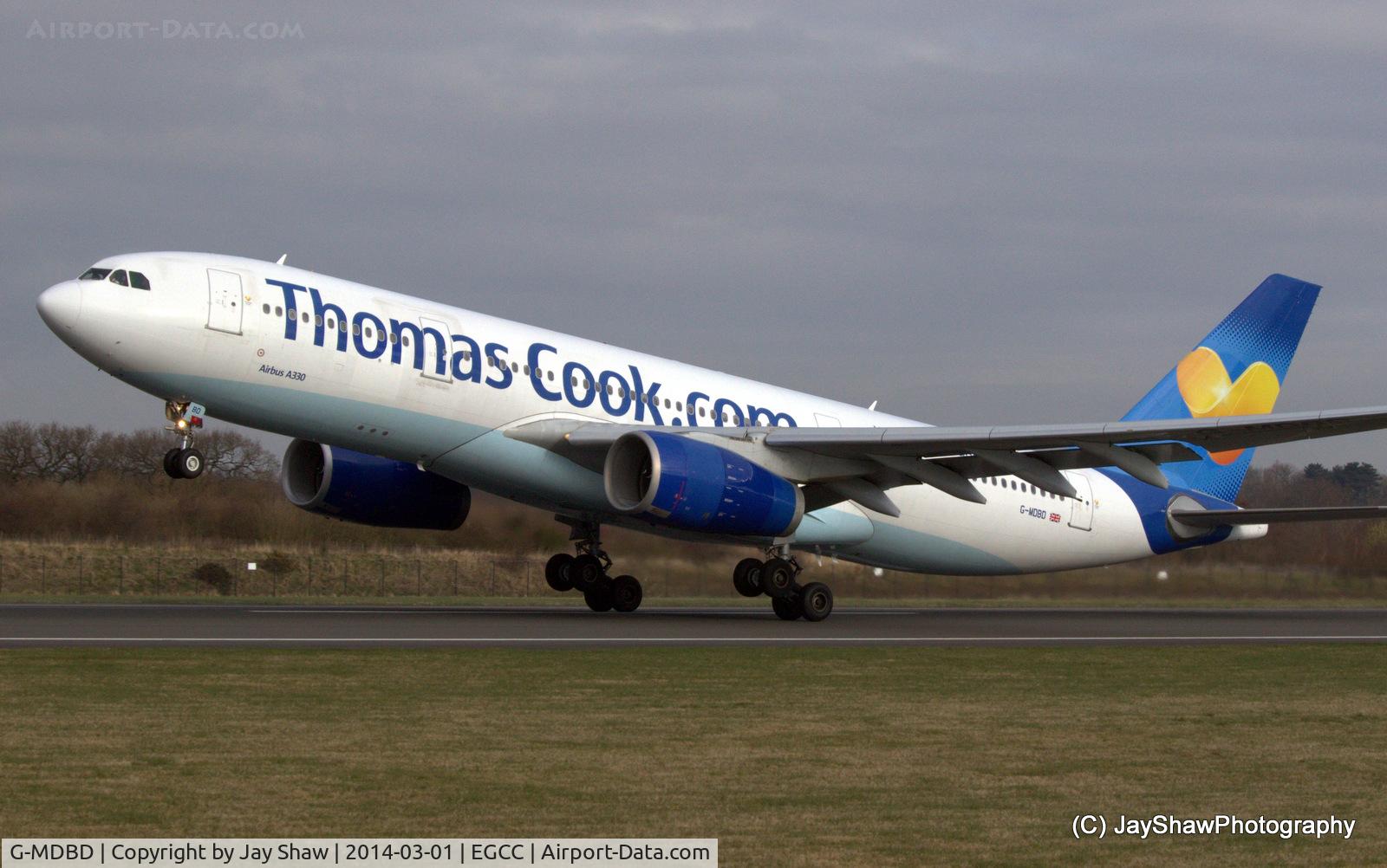 G-MDBD, 1999 Airbus A330-243 C/N 266, Departure 23L Manchester EGCC