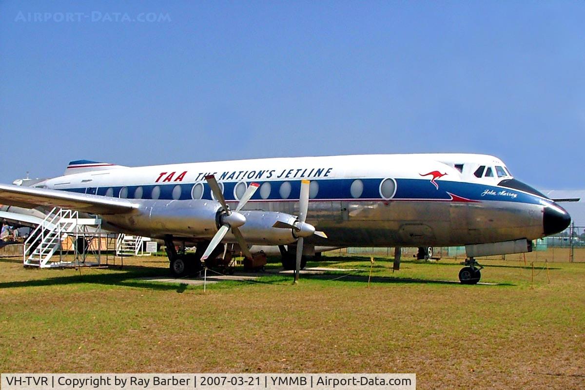 VH-TVR, 1958 Vickers Viscount 818 C/N 318, Vickers 818 Viscount [318] (TAA) Moorabbin~VH 21/03/2007