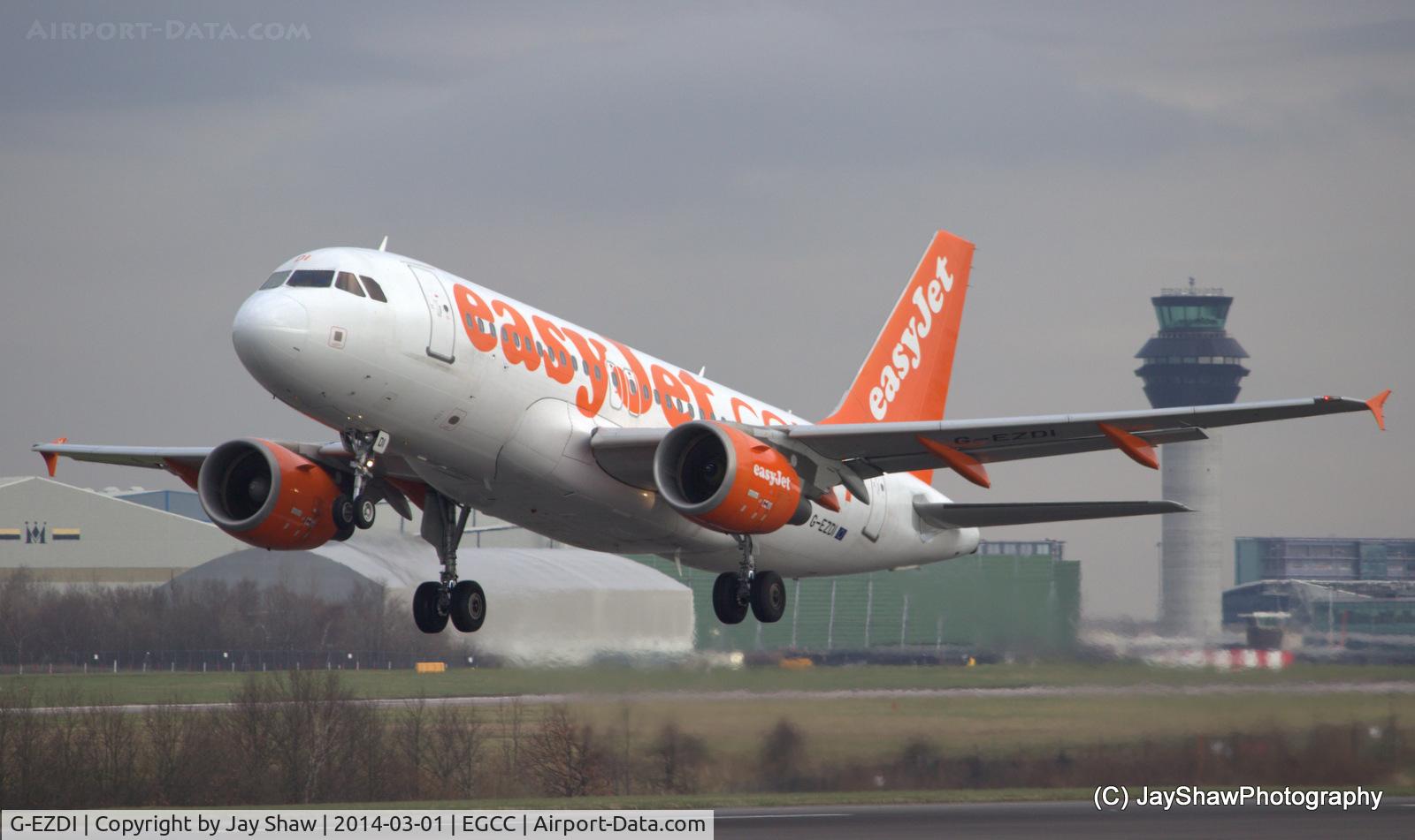 G-EZDI, 2008 Airbus A319-111 C/N 3537, Departure 23L Manchester EGCC