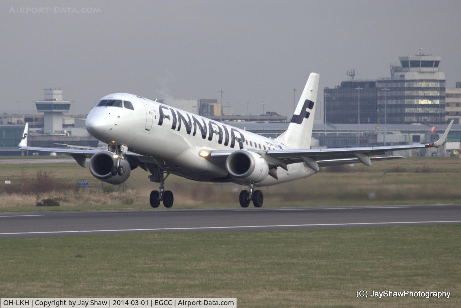 OH-LKH, 2007 Embraer 190LR (ERJ-190-100LR) C/N 19000086, Departure 23L Manchester EGCC
